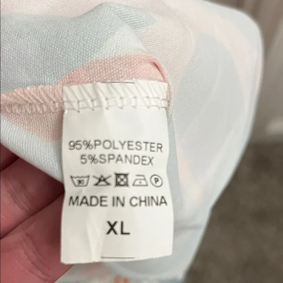 Floral Wide-Leg Pants with Drawstring - Picture 2 of 6